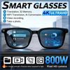 Новые интеллектуальные очки с ИИ 4K HD 800 МП Камера Видео Очки для спорта на открытом воздухе ИИ ChatGPT Перевод Запись Bluetooth-звонок Водонепроницаемые Унисекс