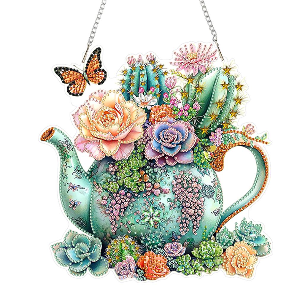 2D Плоские Наборы для алмазной живописи DIY, Подвеска в виде алмаза специальной формы, Набор для алмазной живописи, DIY Домашний декор, Подвеска-шарм