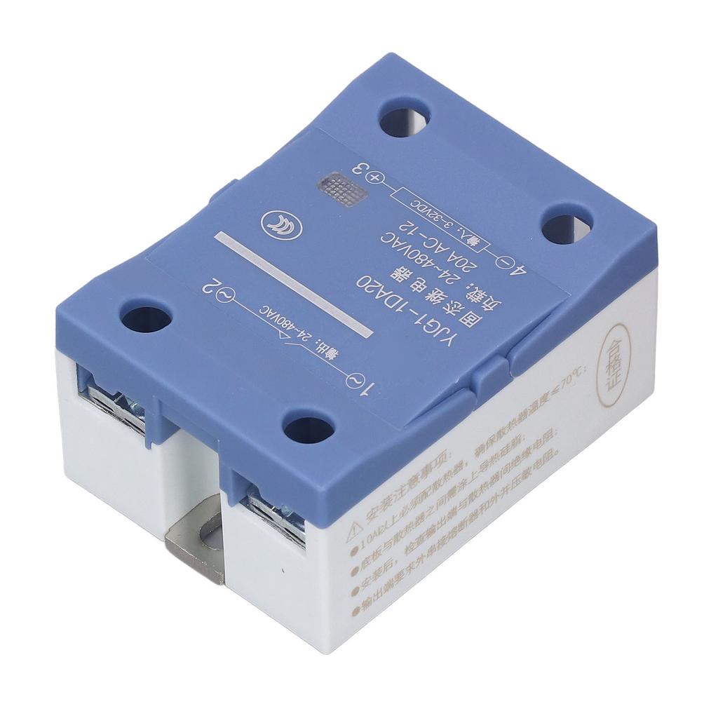 Твердотельное реле Однофазное 20А DC3?32 В к AC24?Бесконтактное твердотельное реле 480 В для