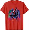 2026 new SpiderUnisex Miles Morales Neon City Tshirt for both Unisex and Women SpiderUnisex parallel universe pattern Tshirt
