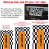 Carsanbo Car Panoramic 3D 2D Calibration Cloth 360 Degree Camera Surround Bird Eye View System Debugging Cloth Special 4 Pcs/set