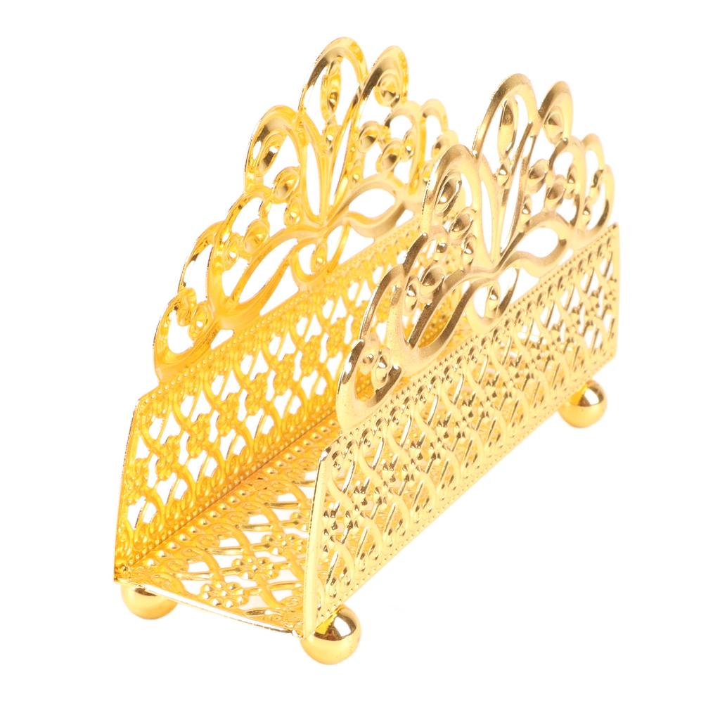 Золотой держатель для салфеток, железный декоративный винтажный диспенсер для бумажных полотенец, декор стола для гостиных, отдыха