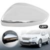 Door Wing Rearview Mirror Cover Cap For Peugeot 208 2008 2012 2013~ Citroen C3 2016~ Chrome/Black Side Mirror Housing