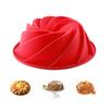 1Pc 3D Large Spiral Shape Silicone Cake Pan Mould Diy Pastry Shop Bakeware Mold Baking Tools Cyclone Shape Cake Mould