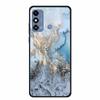 Мягкий силиконовый чехол для ZTE Blade A53 / A53Pro / A53Plus Чехол Мраморный ТПУ Черный Защитный чехол для ZTE Blade A53 Plus Чехол Funda