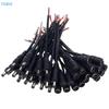 10 шт. Кабель-разветвитель питания DC 5,5 мм x 2,1 мм, 22 AWG, разъем мама/папа для адаптера питания 12 В, камеры видеонаблюдения, видеорегистратора, светодиодной ленты