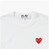 Comme Des Garons Play Красное Сердце Нашивка Унисекс Футболка Ax T108 051