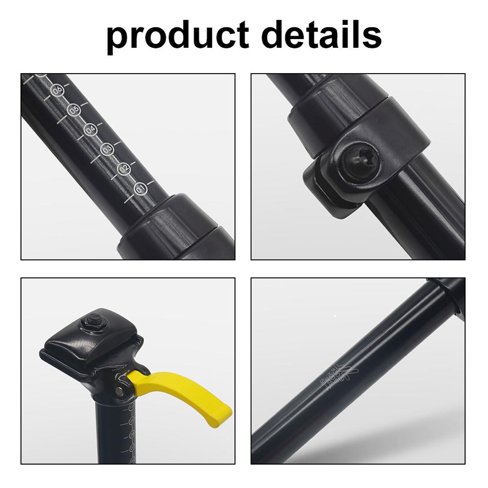 Mi.xim 30,9 мм велосипедный подседельный штырь с ручным управлением, трубка сиденья велосипеда, 100 мм, регулируемая высота