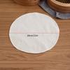 5PCS 28CM Round Cotton Yarn Steamer Cloth Reusable Non Stick Household Steamer Liners Cloth Mesh Mat Pad Steamed Buns