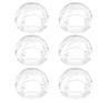 Four Cart Cute Handmade Glass Crafts [Sparkling Dome] X 6-Piece Set