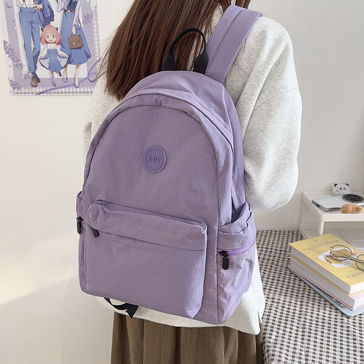 Школьная сумка Schoolbagins Ленивый стиль школьная сумка женская простая рюкзак для ученика средней школы студента колледжа Корейская версия модный Японский повседневный рюкзак для путешествий