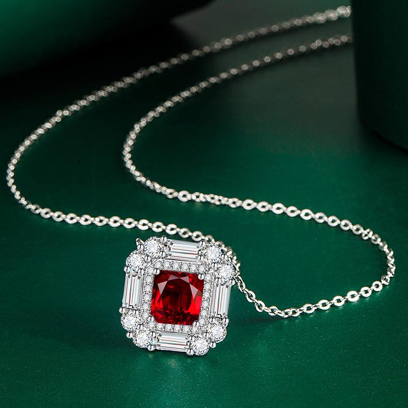 Sace Gems Женское ожерелье, кулон, медный сплав, циркон, модный подарок