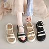 Popular Soft-soled Summer Outer Wear Women's Shoes with Fairy Wind 2025 Thick-soled Shit-stepping Feeling New Fashion Sandals Women