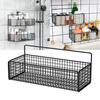 Подвесные кухонные корзины, металлическая настенная полка, ящик для хранения, плавающие полки для кладовой, прачечной, прилавка, гараж для общежития