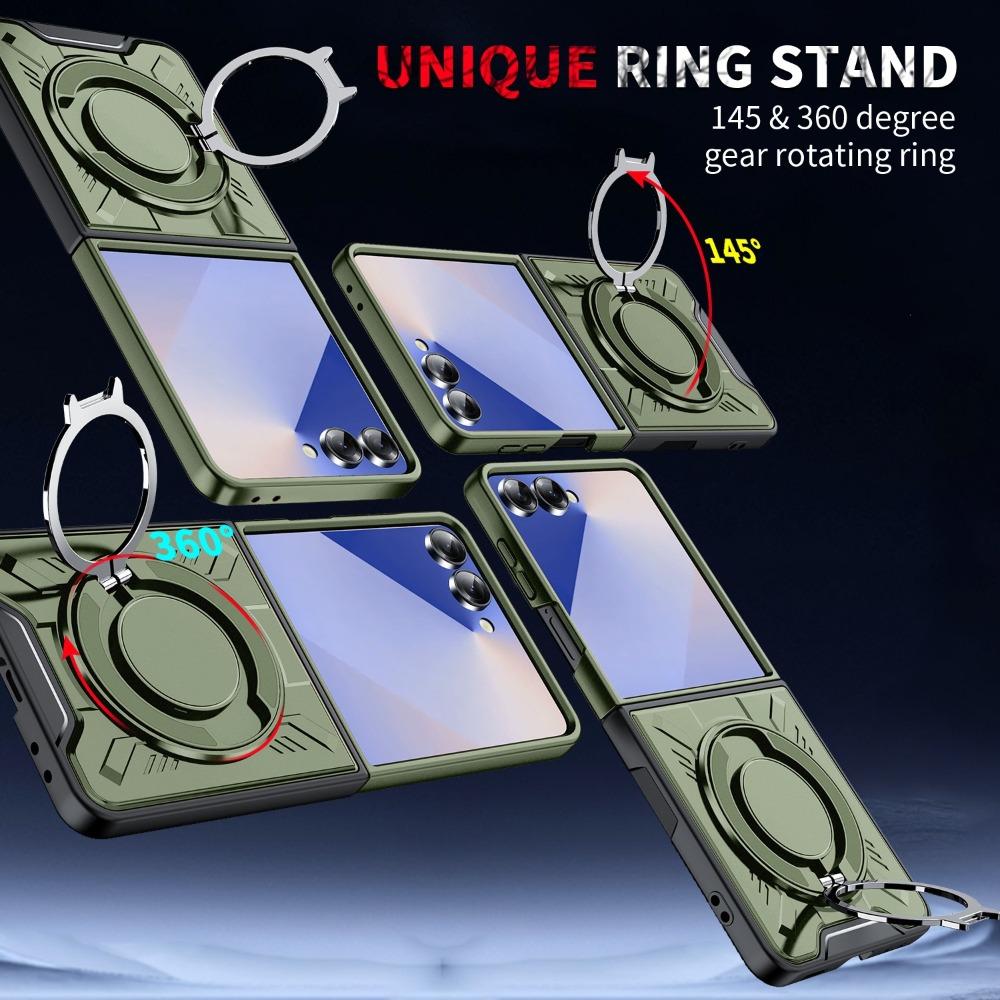 360° Magnetic Bracket for Magsafe Wireless Charging Phone Case for Samsung Z Flip 8 7 FE 6 Bracket Anti Fall Protective Cover