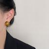 Винтажные серьги-гвоздики с овальным камнем тигровый глаз для женщин, Модные и элегантные серьги в художественном стиле Милади