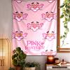 Pink Panther Pattern Tapestry Wall Hanging Boho Aesthetic Wall Blanket For Bedroom Living Room Dorm Home Wall Decor 1012141