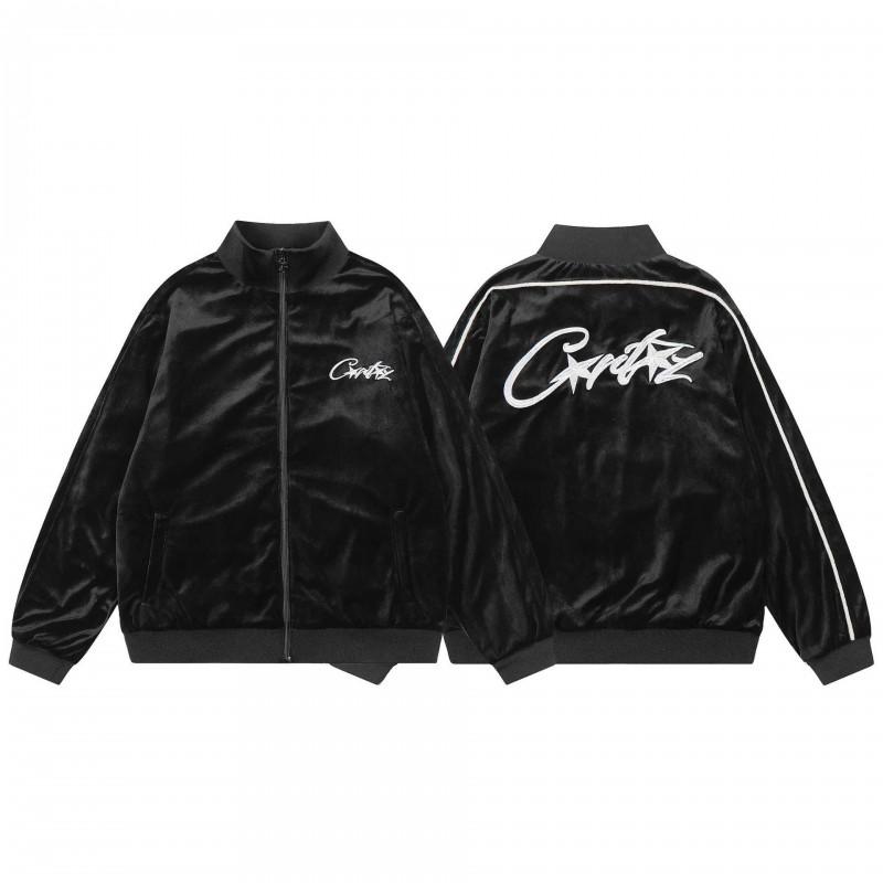 CORTEIZ Streetwear Zip-Up Jacket Loose Fit Casual Fashion Outerwear Young Men