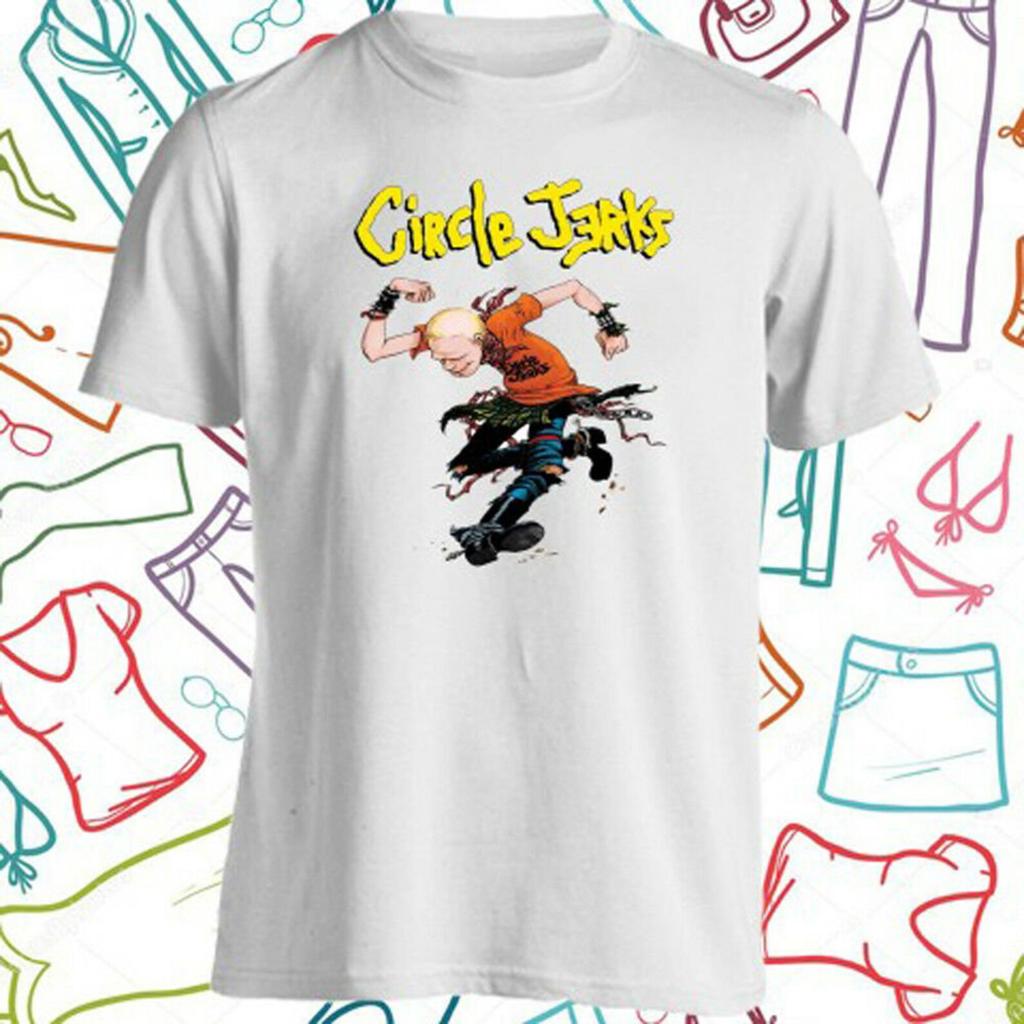 Best Selling Circle Jerks Heavy Cotton Men's Unisex Tshirt Size Usa