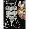 Dnika Purple Lace Push Up Bra Set Sexy Lingerie For Women