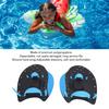 Swimming Hand Paddles Adjustable Polypropylene Perforated Holes Hand Paddle Silicone Strap with Mesh Bag for Exercise 4