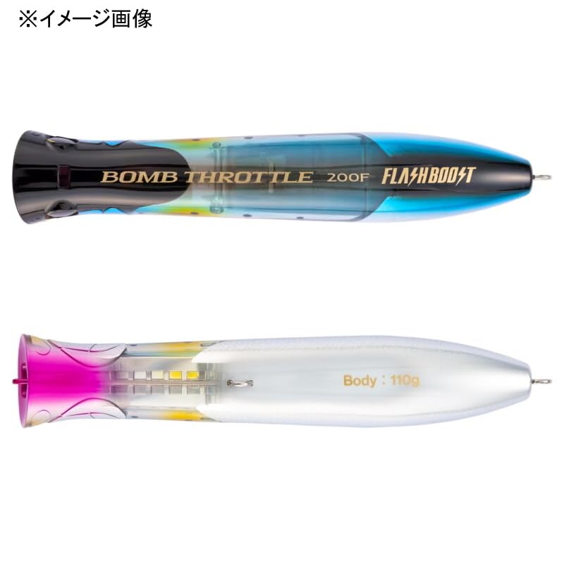 SHIMANO Поппер Ocea Bomb Throttle 200F Flash Boost 004 N Зеленый XU-P20X