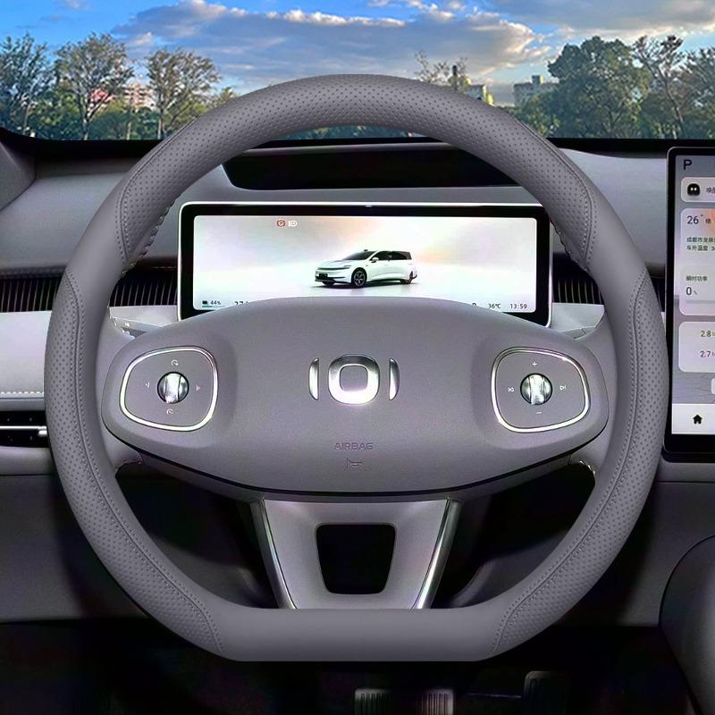 Для Changan Qiyuan A06 Q05 E07 Наппа Кожа Чехол на Руль Автомобиля Ультратонкие Противоскользящие Чехлы на Ручку Автомобиля Аксессуары для Интерьера
