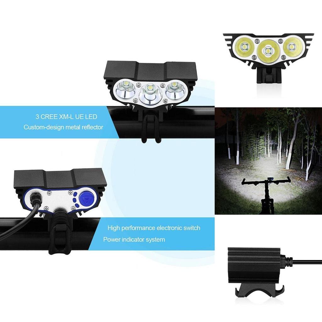 Usb Rechargeable Bicycle Headlight With Wide Working Voltage**
