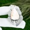 Memorial Day Deal Scolecite Gemstone Trendy Pendant Jewelry 925 Sterling Silver