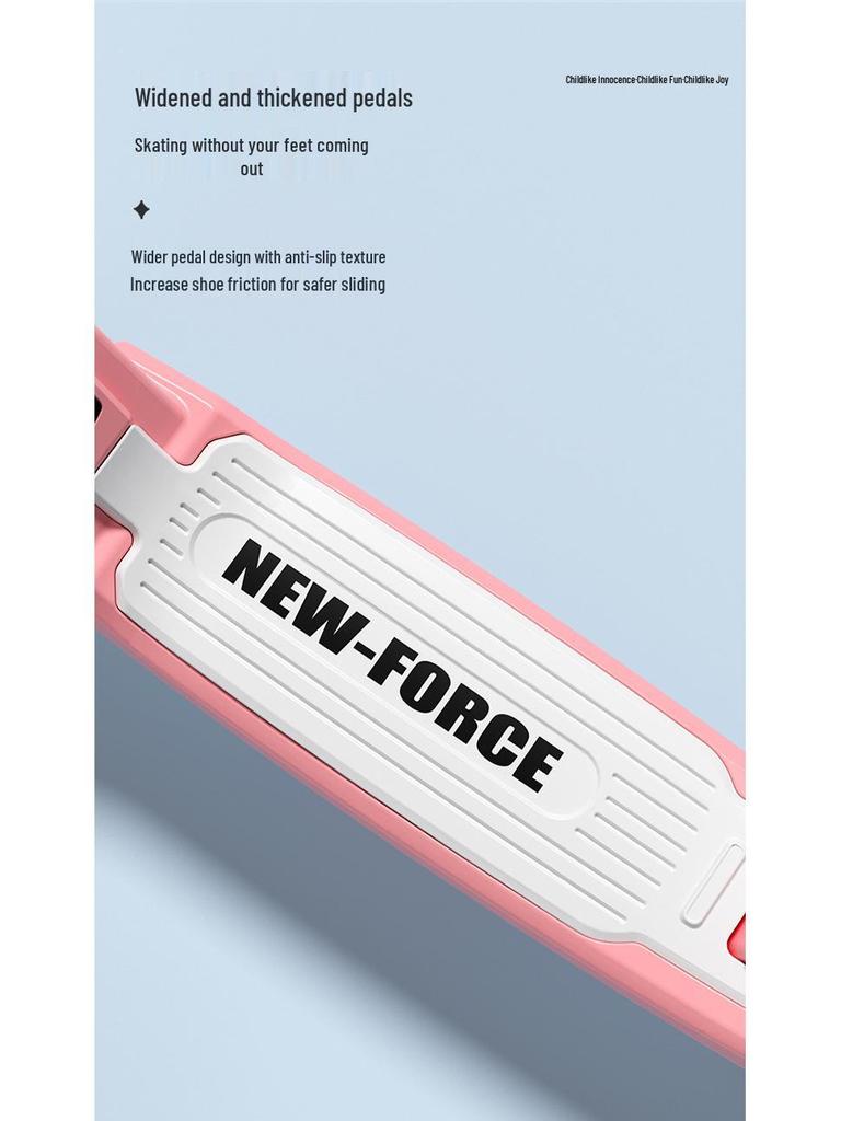 Двухколесный складной кик-скутер Monlilibebe для детей 8-12 лет