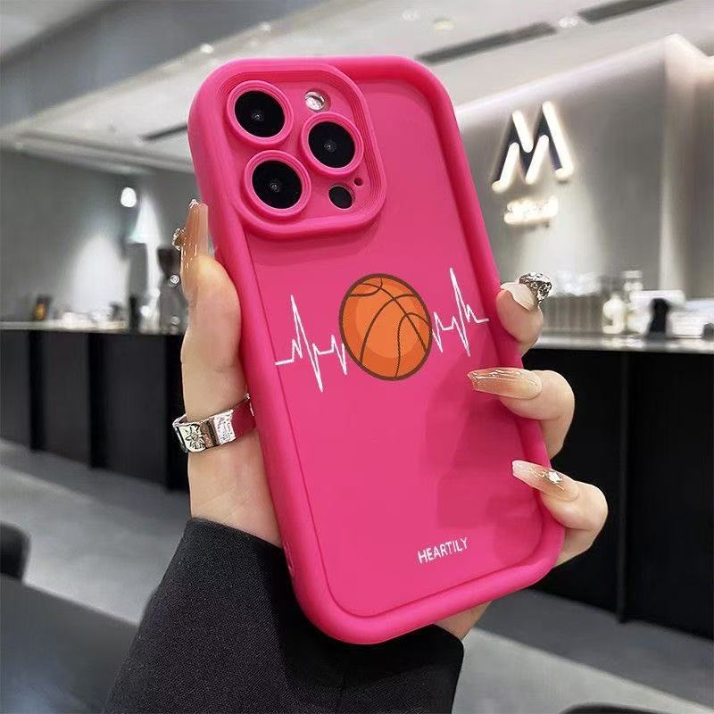 Баскетбольный датчик подходит для чехла для мобильного телефона iphone16pro Apple 15 противоударный 14 индивидуальный 13promax новый 16X