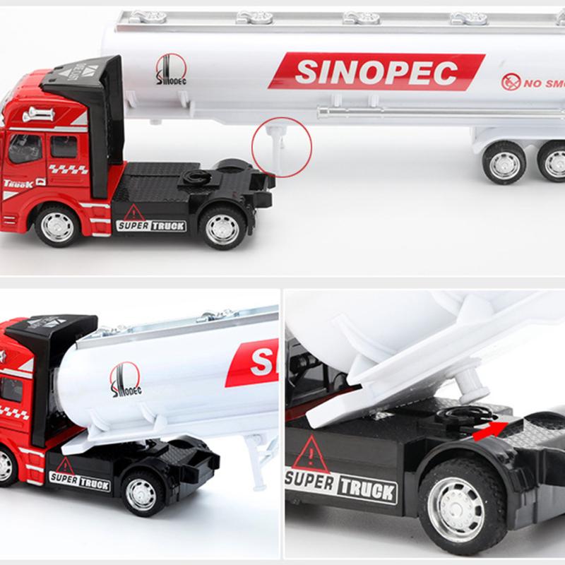 Children Pull Back Car Detachable Container Truck With Container Drop-resistant Car Model Toy Gifts