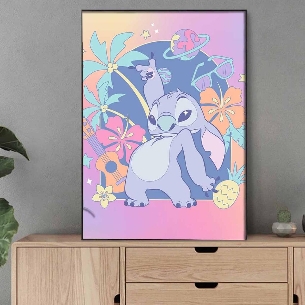 Набор для вышивания крестиком алмазной мозаикой «Стич» сделай сам, растягивание, вышивка крестиком, мозаичное искусство, алмазная живопись полным кругом, алмазное украшение для дома