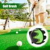 Golf Ball Cleaner Portable Golf Ball Brush with Clip Attachment Golfing Accessories Cleaning Tool for Golfers