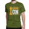Cool Chess Game On Tshirt Unisex 100 Cotton Tshirts King Queen Horse Fan Player Dad 60s Board Game Short Sleeve Tees Summer