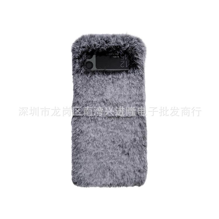 Применимо к Samsung Z Fold3 плюшевый чехол для мобильного телефона ZFlip3 5G складной экран встроенная задняя крышка пушистый защитный чехол