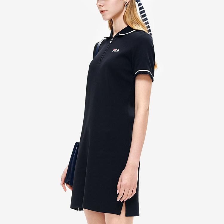 FILA Short Sleeved Dress Women's Jet Black F11W228301FBK