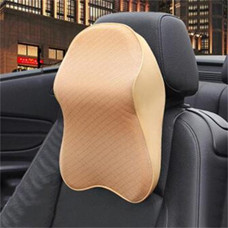 Подушка для шеи из пены с эффектом памяти, удобная поддержка сиденья автомобиля, поясничная спинка, подголовник сиденья автомобиля, подушки для облегчения боли в шее