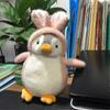 Christmas Penguin Plush Toys Cute Stuffed Cosplay Penguin Dino Rabbit Toy Doll Pillow Kids Girls Gift Soft Doll Christmas Gift Fast