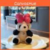 Tie Bow Delightful Panda Plush Keychain Cute Soft Key Ring Ideal For Gifts Creative
