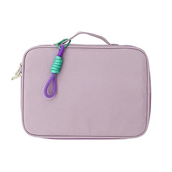 Possipic Soft Plain Pattern Tablet Laptop Pouch, Purple