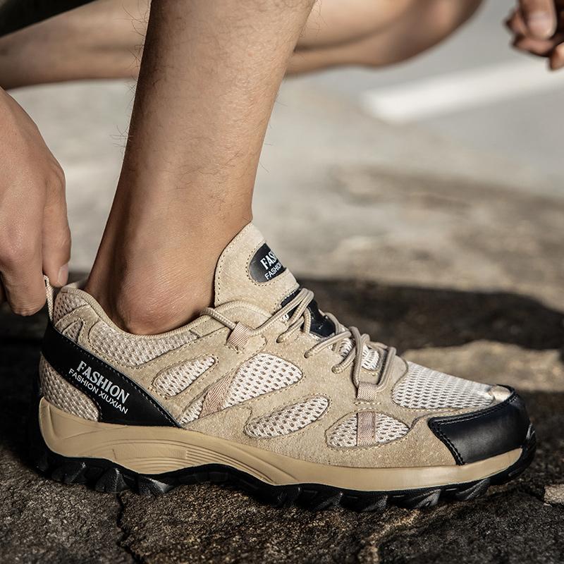 Мужская уличная дышащая походная обувь, удобная походная обувь