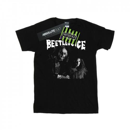 Beetlejuice Womens/Ladies Monochrome Pair Cotton Boyfriend T-Shirt
