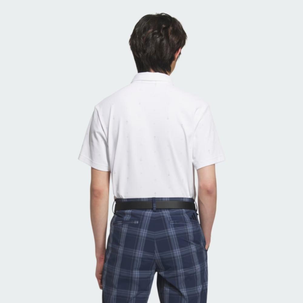 Adidas Мужская футболка-поло с коротким рукавом с монограммой PG Je7146