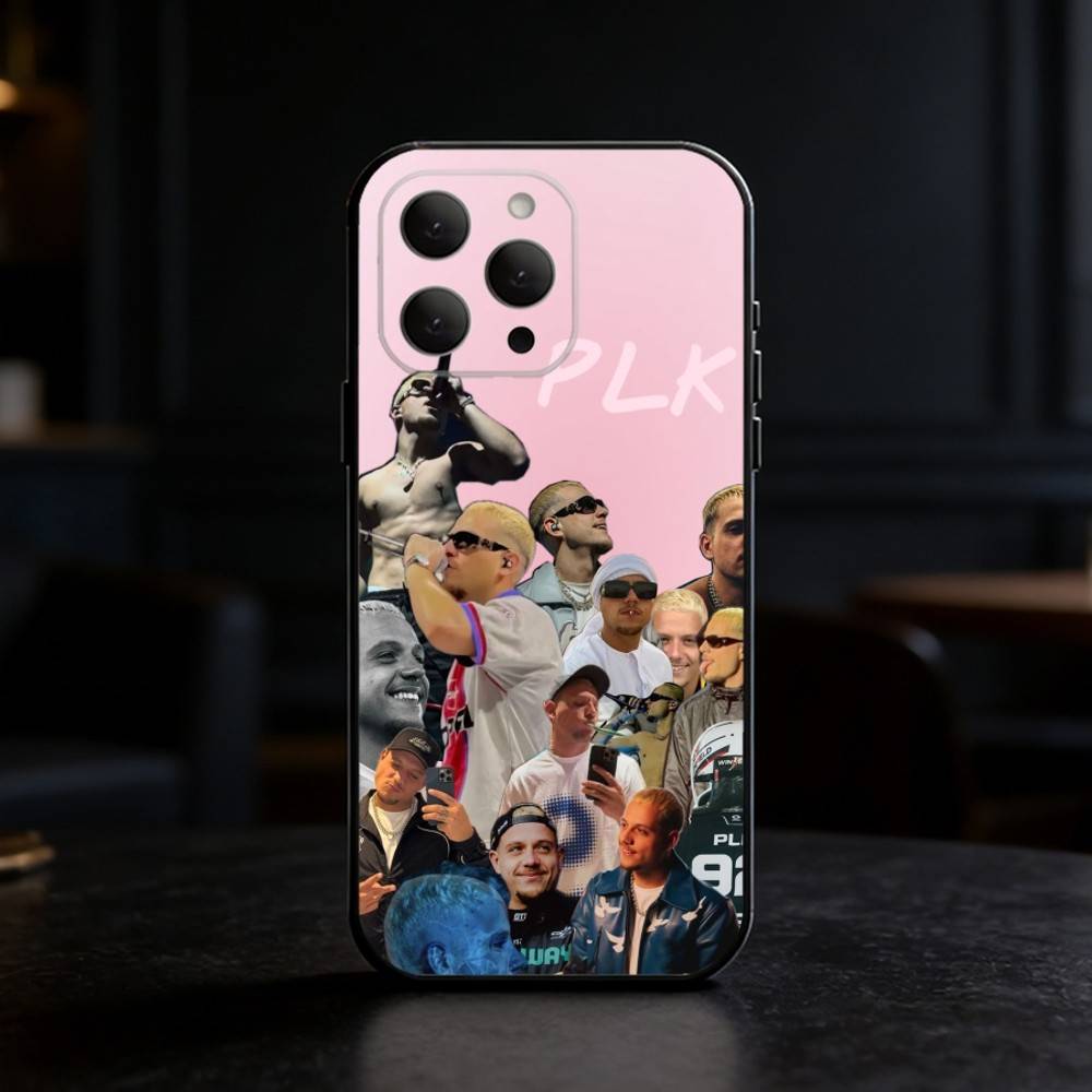 PLK French Rapper Mathieu Phone Case For iPhone 17,16,15,14,13,12,11 Plus,Pro Max,SE4Soft Silicone Black Cover