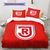 SSV Jahn Regensburg Pattern Bedding Quilt Set  Home Decoration  Gift (1 * duvet cover + 2 * pillowcase  without core)