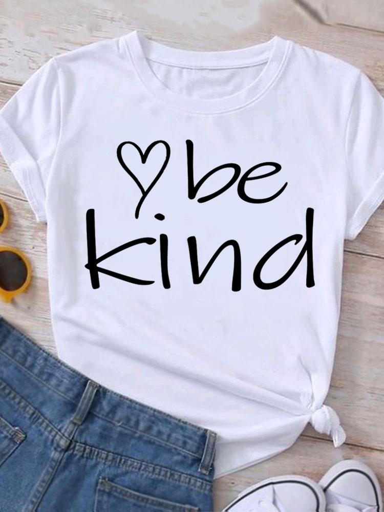 (Азиатский размер) Женская футболка в пляжном стиле, модный принт, женская графика, повседневные футболки с коротким рукавом, футболка, верхняя одежда