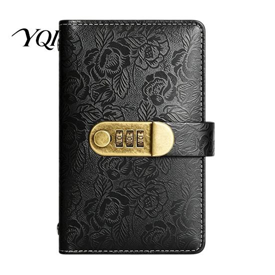 Budget Management Wallet for Home Cash Organizer Book with 3-Digit Combination Lock, Durable PU Leather Money Lockable Budgeting Storage Wallet,