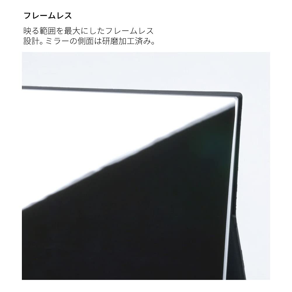 Horiuchi Mirror Industry Зеркало Napure Pro Model Складное Зеркало Размер L Черный Зеркало для Макияжа - Отражает Настоящий Тон Кожи - Подарок на День Матери