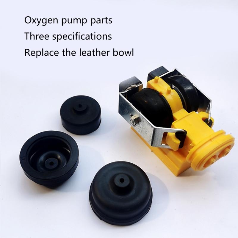 6 шт. Наборы для замены диафрагмы воздушных насосов Мягкая резина Силиконовая чашка Части Аксессуары Для аквариумных систем воздушных насосов